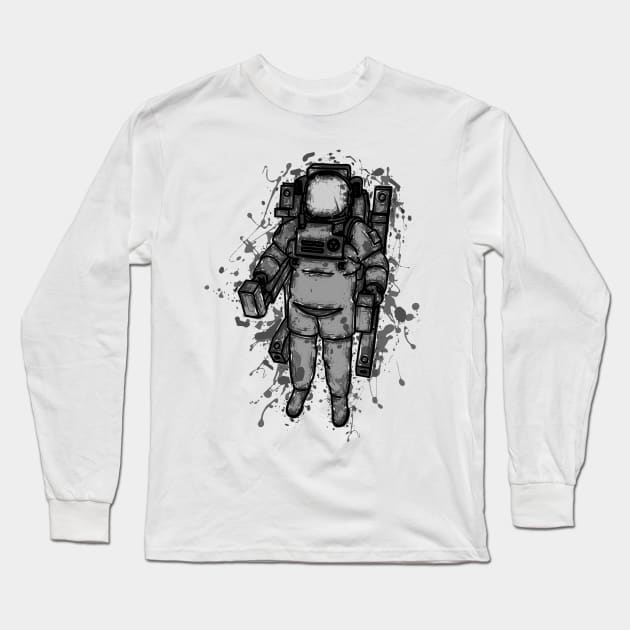 Astronauts Long Sleeve T-Shirt by gblackid